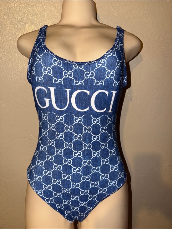 Gucci Other - Gucci Blue Logo One-Piece with Monogram